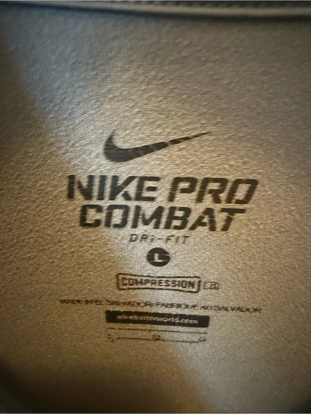 Nike Kids Gray Long-Sleeve Hyperwarm Top
